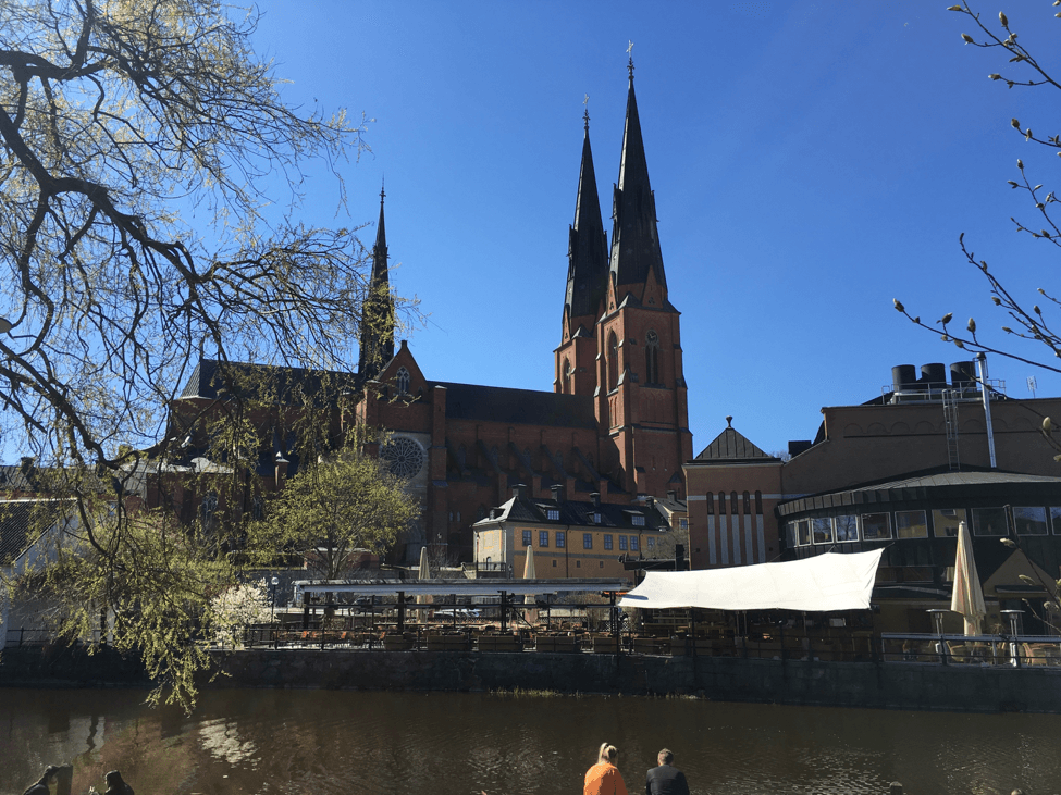 Church and home of the Archbishop of Sweden in Uppsala, Sweden