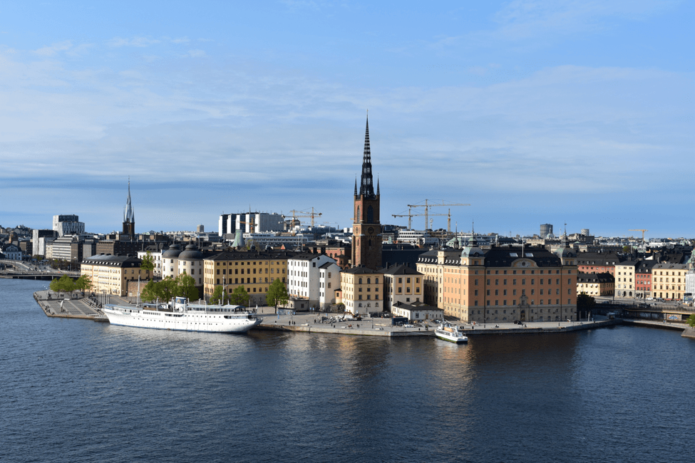 Partial picture of Stockholm, Sweden, in all its beauty.